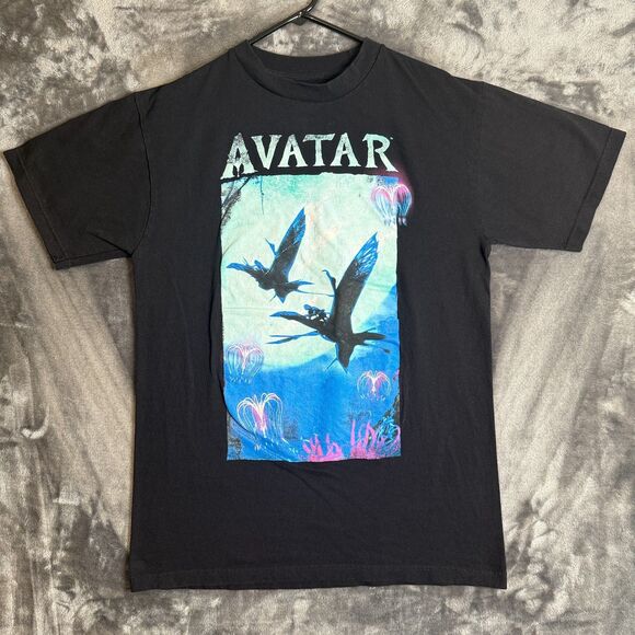 Avatar Other - Avatar Moive Promo T-Shirt Black Short Sleeve Size Large-Tall 20th Century Fox